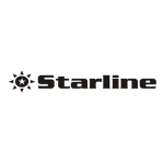 Starline - Nastro - nylon Nero - per Brother - m4318 1/2''